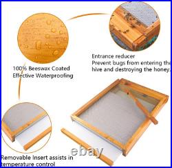 2Pcs Beehive Screened Bottom Board 10 Frame Langstroth Bee Hive Screened Bottom