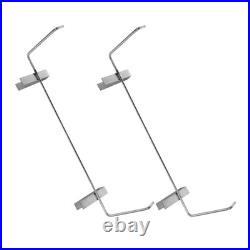 2Pcs Reusable Stainless Steel Beehive Frame Holder for Hive Support