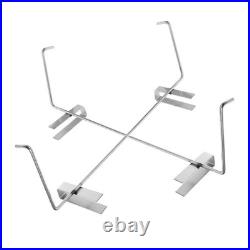 2Pcs Reusable Stainless Steel Beehive Frame Holder for Hive Support