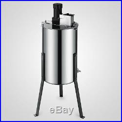 2 Frame Electric Honey Extractor Beehive Tank Plastic Gate Stainless Steel