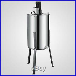 2 Frame Electric Honey Extractor Beehive Tank Plastic Gate Stainless Steel