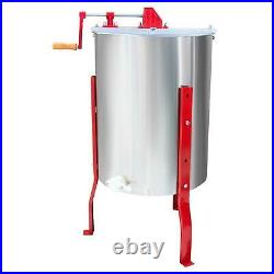 2 Frame Honey Extractor Stainless Manual Spinner Crank Honey Bee Hive Beekeeping