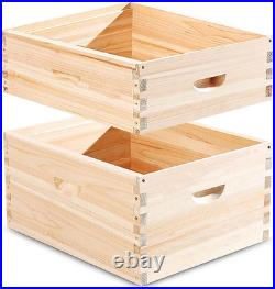 2 Pcs 10 Frame Bee Hive Box