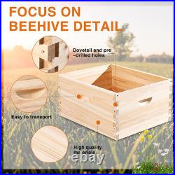 2 Pcs 10 Frame Bee Hive Box