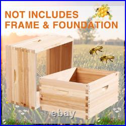 2 Pcs 10 Frame Bee Hive Box