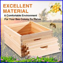 2 Pcs 10 Frame Bee Hive Box