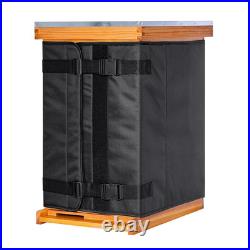 2 Pcs Winter Beehive Wrap for 8 & 10 Frame Hives, Adjustable 600D