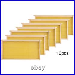 2 Tiers Beehive Box Beekeeping Honey with 20pcs Super & Brood Bee Hive Frames