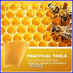 30PCS Honeycomb Natural Beekeeping Sheet Beehive Wax Base Sheets