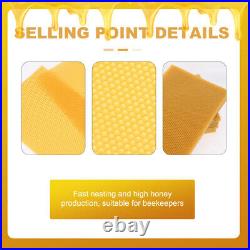 30PCS Honeycomb Practical Beehive Wax Base Sheets Beekeeping Equipment