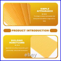30PCS Natural Honeycomb Beehive Wax Base Sheets Honeycomb Sheets