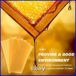 30PCS Practical Natural Beeswax Foundation Beehive Wax Base Sheets
