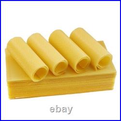 30Pcs Bee Hive Foundation Sheets Deep Beeswax Foundation Sheets for Bee