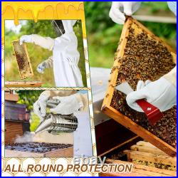 30 Pcs Beekeeping Starter Kit Bees Keeper Starting Kit All Bee Suit Gloves Hive