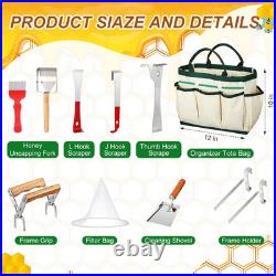30 Pcs Beekeeping Supplies Beehive Equipment Beekeeping Starter Kit Bee Keeper