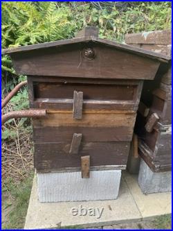 3 Complete Bee Hives with Frames Etc Including A Pack of Wax Sheets. Used
