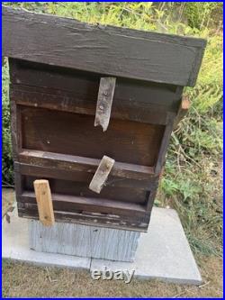 3 Complete Bee Hives with Frames Etc Including A Pack of Wax Sheets. Used