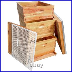 3-Layer Bee Hive Beehive Kit Langstroth Bee Hives