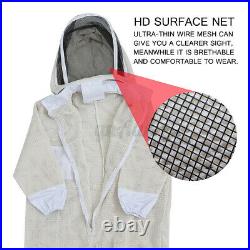 3 Layer protection Suit Beekeeping Full BeeKeeper Clothing Hat Gloves // /