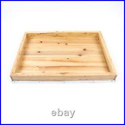 3-Layers 24 Frames Bees House Beekeeping Box Wood Complete Honey Bee Hive Kit UK
