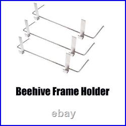 3 Pcs Stainless Steel Bee Hive Frame Holder Bee Beehive Frame Bracket