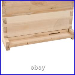 3 Tier Beehive Box Beekeeping Honey With Bee Hive Frames Beekeeper Tool Outdoor