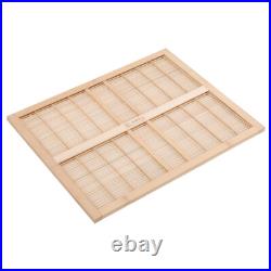 3 Tiers Langstroth Beehive Box Wooden Hive Frames Beekeeping Honey Brood Box