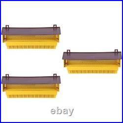 3pcs Plastic Bee Hive Plastic Beekeeping Tools Feed Trough Beekeeping Equipment