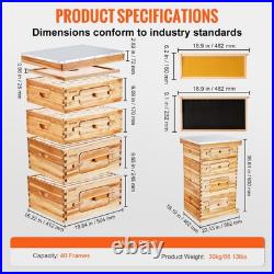 40 Frame Bee Hive Starter Kit Beeswax Coated Cedar Wood 2 Deep 2 Medium Boxes 40 Frame Bee Hive Starter Kit Beeswax Coated Cedar Wood 2 Deep 2 Medium Boxes