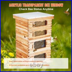 40 Frame Bee Hive Starter Kit Beeswax Coated Cedar Wood 2 Deep 2 Medium Boxes 40 Frame Bee Hive Starter Kit Beeswax Coated Cedar Wood 2 Deep 2 Medium Boxes