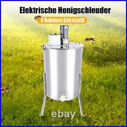 4 Frame Electric Honey Extractor Plastic Gate 3 Steel Legs Beehive Tank BeeKeep