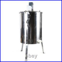 4 Frame Electric Honey Extractor Plastic Gate 3 Steel Legs Beehive Tank BeeKeep