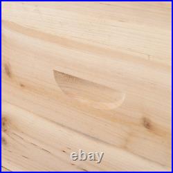 4 Tiers Langstroth Beehive Box Beekeeping Wooden Brood Box Bee Hive Frames Honey