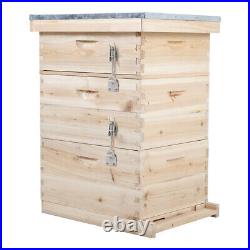 55.746.876.5CM Bee Hive Beekeeper Beekeeping Beehive Brood Wooden House Box