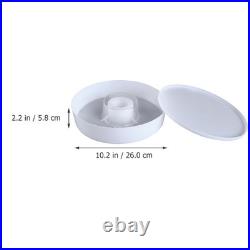 5Pcs Reusable Bee Water Feeder Station White Plastic for Beekeeping Hive Entries