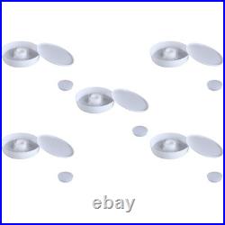 5Pcs Reusable Bee Water Feeder Station White Plastic for Beekeeping Hive Entries