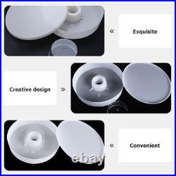5Pcs Reusable Bee Water Feeder Station White Plastic for Beekeeping Hive Entries