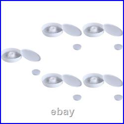 5Pcs Reusable Bee Water Feeder Station White Plastic for Beekeeping Hive Entries