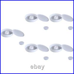5Pcs White Reusable Bee Waterer Feeder for Beehive Entrance Garden Use