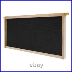 5-Frame Bee Hive Box Kit Beekeeping Box with Nest Frame and Foundation WoodColor