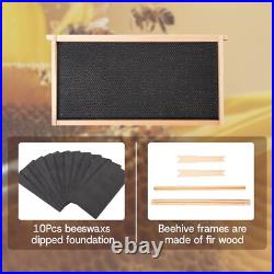 5 Frame Nuc Complete Bee Hive Kit Langstroth Beehive Box Dipped in Beeswax In
