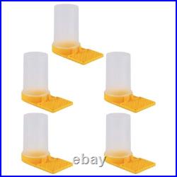5 Pcs Bee Water Cups for Garden Beehive Feeder Entrance Beekeeping