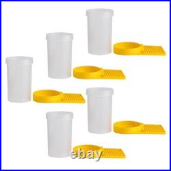 5 Pcs Bee Water Cups for Garden Beehive Feeder Entrance Beekeeping