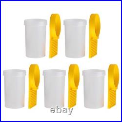 5pcs Bee Feeder Honeycomb Entrance Feeder Hive Insert Feeder Portable Beehive