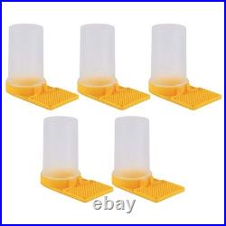 5pcs Bee Feeder Honeycomb Entrance Feeder Hive Insert Feeder Portable Beehive