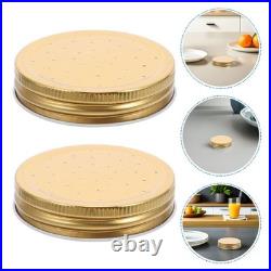 60Pcs Beehive Feeder Lid Durable Iron Bee Watering Station Accessory Golden