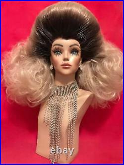 60s BEEHIVE HAIRSPRAY WIG! Lace Front Costume Drag Blonde Roots Ombre ALL COLORS