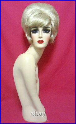 60s DUSTY SPRINGFIELD BEEHIVE Wig! Custom Costume Drag Queen Blonde ALL COLORS