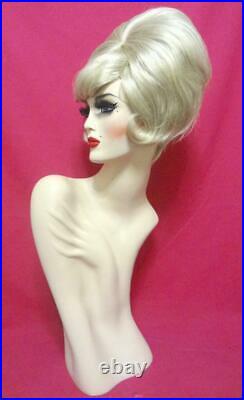 60s DUSTY SPRINGFIELD BEEHIVE Wig! Custom Costume Drag Queen Blonde ALL COLORS