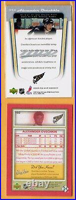 (6) 2005-06 UD SPx BEE HIVE MVP ROOKIE Alexander Ovechkin RC Lot of 6